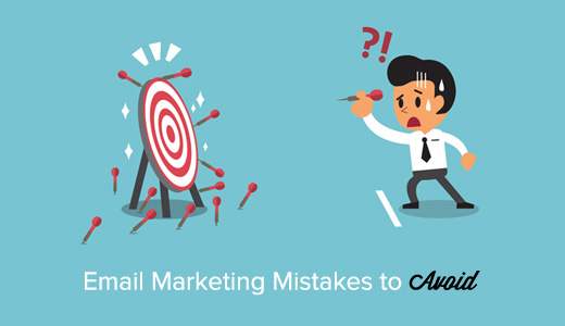 11 Email Marketing Mistakes WordPress användare måste undvika / Nybörjarhandbok