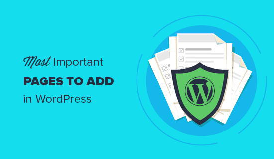 11 pages importantes que chaque blog WordPress devrait avoir (2018) / Guide du débutant