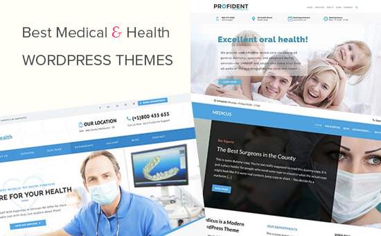 22 meilleurs thèmes WordPress médicaux et de santé / Vitrine