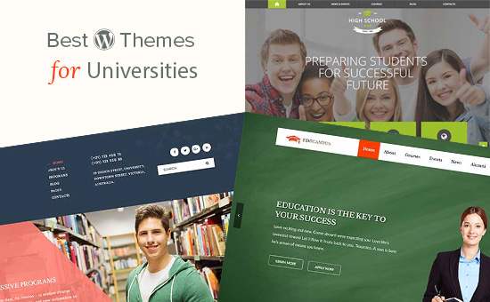 22 meilleurs thèmes WordPress pour les universités / Vitrine