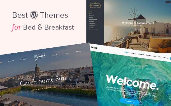 24 besten WordPress-Themes für Bed and Breakfasts / Vitrine