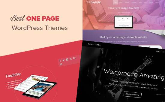 25 Best One Page WordPress Temaer (2017) / Vise frem