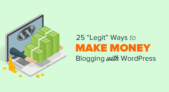 25 Bewezen manieren om geld online te bloggen met WordPress / Beginners gids