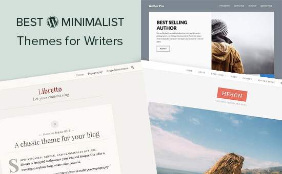 Los 26 mejores temas minimalistas de WordPress para escritores