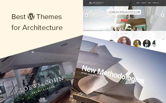 Los 27 mejores temas de WordPress para arquitectura
