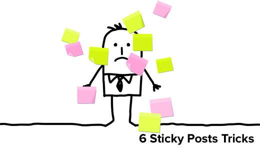 6 coole Dinge, die Sie mit Sticky Posts in WordPress machen können / Ratgeber für Anfänger