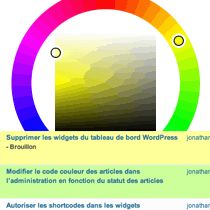 Cambiar los colores de fondo de las publicaciones en WordPress Admin según el estado