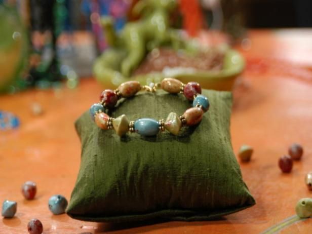 Clay Bead Making och Armband / Gör och dekorera