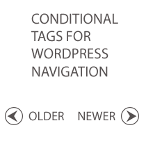 Balise conditionnelle pour les liens de navigation de page / page dans WordPress / Des thèmes