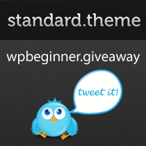 Giveaway Få din gratis kopia av en standard WordPress Theme / Nyheter