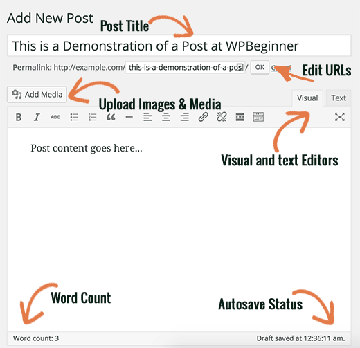 Een nieuw bericht toevoegen in WordPress en alle functies gebruiken / Beginners gids