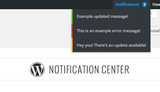 Cum se adaugă un centru de notificare în WordPress