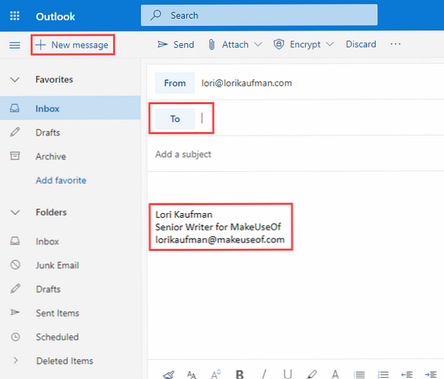 Come aggiungere una firma e-mail in Microsoft Office 365 / Produttività |  Notizie dal mondo della tecnologia moderna!