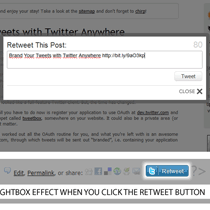 Retweet Anywhere in WordPress toevoegen / WordPress Plug-ins