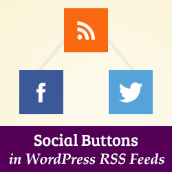 Sociale knoppen toevoegen in WordPress RSS-feed / tutorials