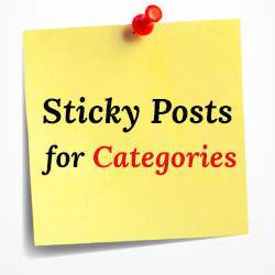 Come aggiungere post di Sticky per le categorie in WordPress