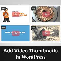 Come aggiungere miniature per i video di YouTube in WordPress