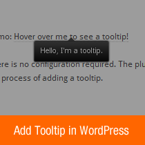 Tooltip toevoegen in uw WordPress Berichten en pagina's