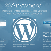 Twitter @anywhere toevoegen in WordPress / tutorials