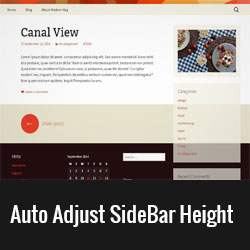 Cum să ajustați automat Bara laterală WordPress pentru a corespunde înălțimii conținutului / Pluginurile WordPress