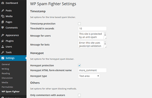 Cum de a bloca spam-ul Bots Comentariu în WordPress cu Honeypot