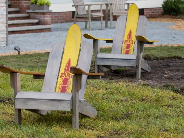 Comment construire des chaises Adcyclondack recyclées / En plein air