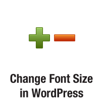 Cum de a schimba dimensiunea fontului onClick în WordPress cu JavaScript