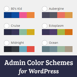 Come cambiare la combinazione di colori dell'amministratore in WordPress 3.8