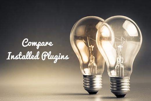 Come confrontare plugin WordPress attivi tra due siti / Plugin di WordPress