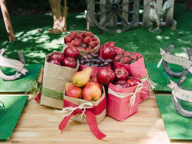 Comment créer un centre de table de type marché fermier