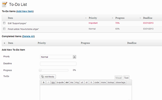 Come creare una lista di cose da fare in WordPress