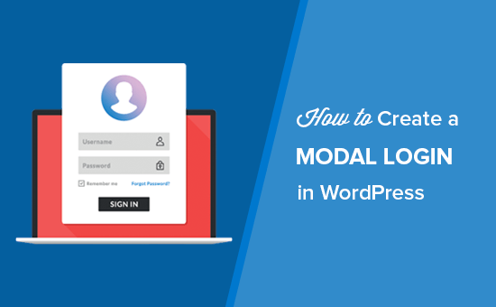 Come creare un Popup modal di accesso WordPress (passo dopo passo) / Plugin di WordPress