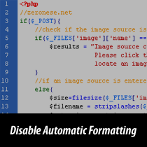 Cómo deshabilitar el formato automático en las publicaciones de WordPress / Tutoriales