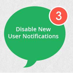 Comment désactiver les notifications de nouveaux utilisateurs dans WordPress