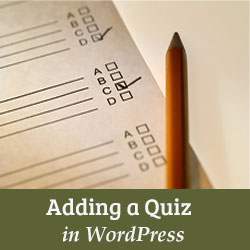 Come creare facilmente un quiz in WordPress / Plugin di WordPress