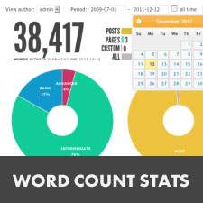 Så här får du Word Count-statistik i WordPress med Word-statistik / WordPress-plugins