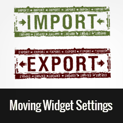 Cómo importar / exportar configuraciones de widgets en WordPress