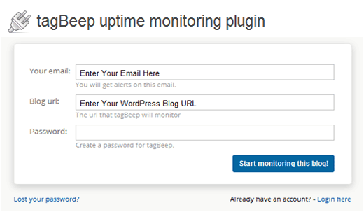 Cómo monitorear el tiempo de funcionamiento del servidor en WordPress