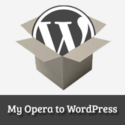 Cum să mișcați în mod corespunzător de la Opera mea la WordPress