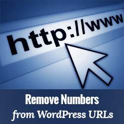 Hoe nummers uit WordPress-URL's te verwijderen