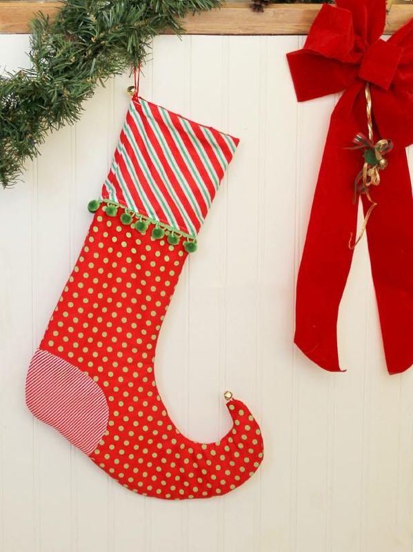 Slik sy en Elf Christmas Stocking / Lag og dekorere