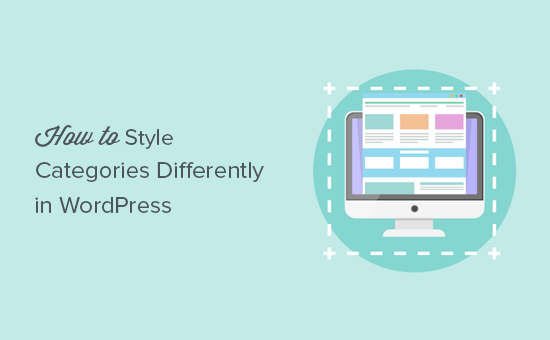 Cómo diseñar categorías individuales de manera diferente en WordPress