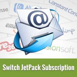 Hoe om te schakelen van JetPack-abonnement naar MailChimp, AWeber, enz
