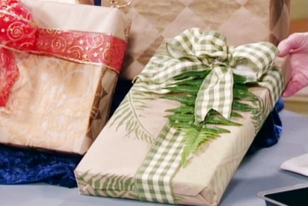 Quick Wrap Stenciled Gift