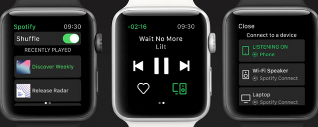 Spotify lanserer en Apple Watch App