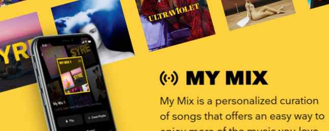 Tidal lance des sélections «My Mix» organisées