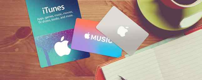 ¿Qué se puede comprar con una tarjeta de regalo de Apple o iTunes?