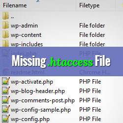 Por qué no puede encontrar el archivo .htaccess en su sitio de WordPress