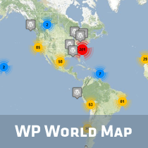 WordPress-Weltkarte - Markieren Sie sich jetzt / Nachrichten