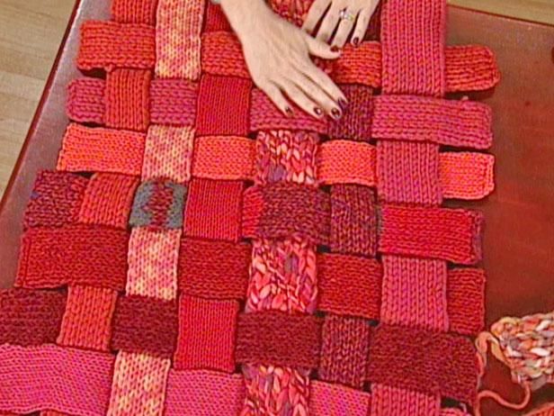 Tappeto in lana intrecciata / Fai e decorare